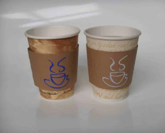 corrugated kraft paper coffee sleeve