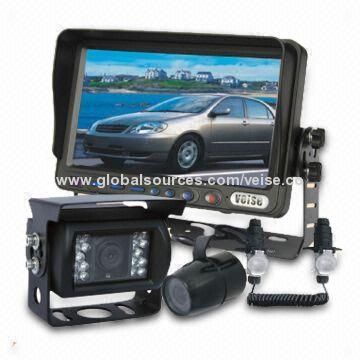 Trailer Reversing CCTV Camera System with Dual Camera and 7-inch Color Reversing Monitor