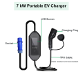 7 kW Wechselstromtragbares EV -Ladegerät LCD -Display