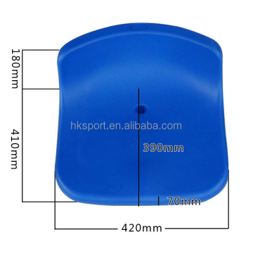 Low-Backrest HDPE Plastic Stadium Seats