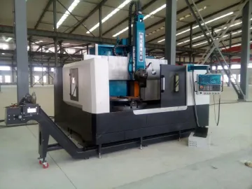 Large cnc vertical turret lathe work