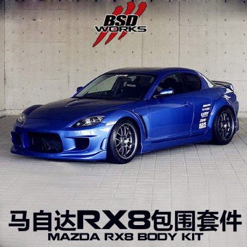 03-08 Kit de cuerpo de vidrio de fibra estilo rx8 ings para Mazda