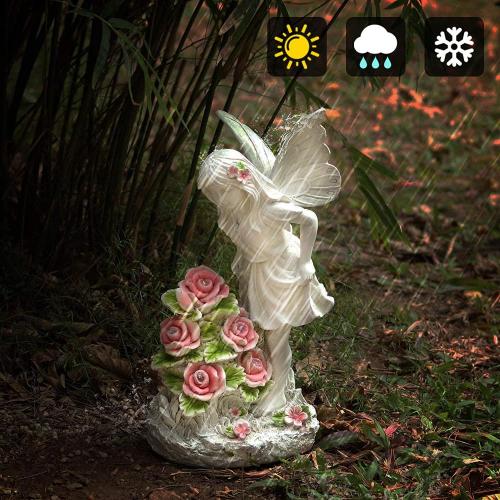 Garden Figurines Angel Garden Statue Outdoor Decor