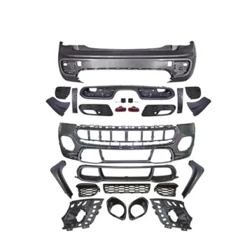 BMW MINI F55 F56 JCW Style Car Body Kit with Side Skirts - Front and Rear Bumper Assembly Including Grille (2014)