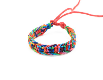 2018 Wholesale hot selling product pure handmade european style cotton rope bracelet