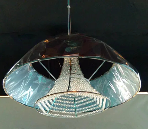 fabric design crystal pendant lamp/crystal chandelier lamp/decoration light/chandelier light/ new design crystal light
