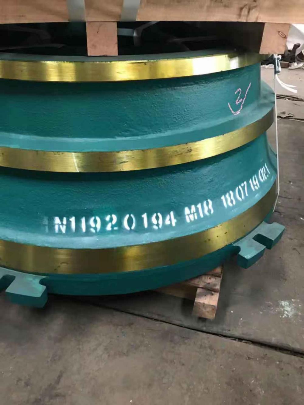 GP200S High Manganese Steel Cone Crusher Wear Parts Concave