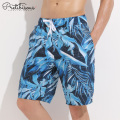 Mens swim trunks beach board shorts with belt