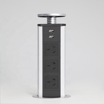 Intelligent Tabletop Hidden Power Socket with USB and Motorized Function