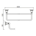 937 Series Double Towel Bar