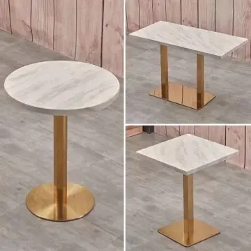 Dining Table With Gold Base Home Furniture Cheap Vintage Chrome Brass Metal Table Legs Oval Round Tulip Table Base