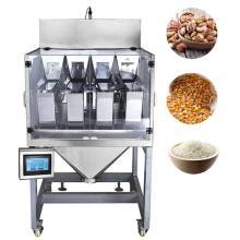 Four-Head Linear Weigher for Nut Rice Seed