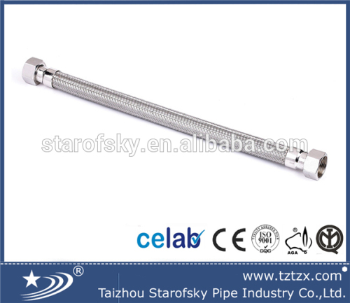 High pressure stainless steel gas meter flexible hose