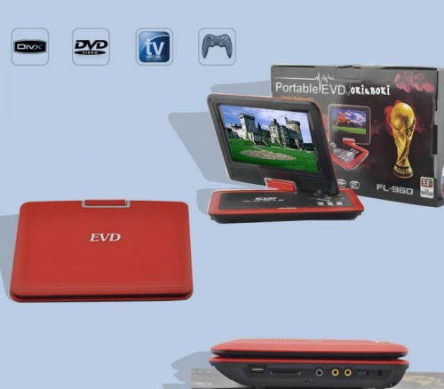 9 Inch Portable DVD Player with Recording Functions