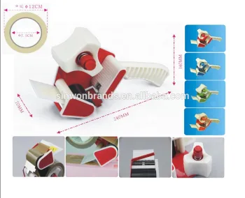 tape dispenser with tape set