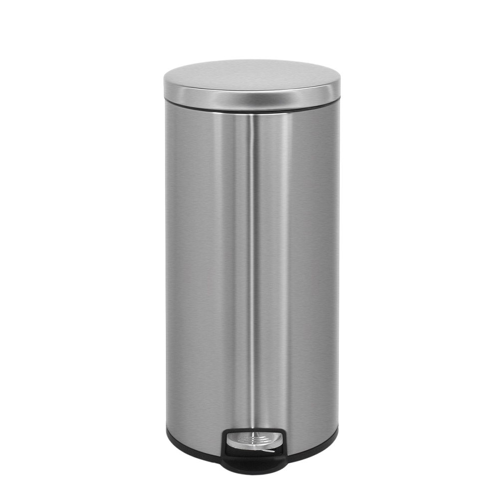 stainless steel trash can