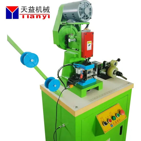 Automatic Hole Punching Metal Zipper Manufacturing Machine