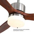 Popular remote control wooden blades ceiling fan