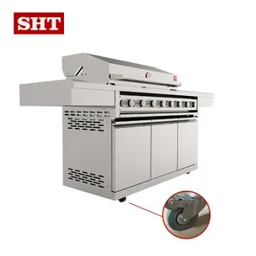 Easy Assemble BBQ Island Outdoor Kitchen Stainless Steel Gas Grill