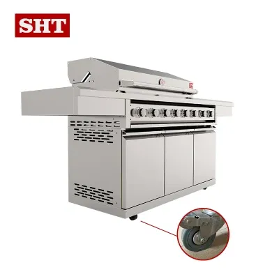 Easy Assemble BBQ Island Outdoor Kitchen Stainless Steel Gas Grill