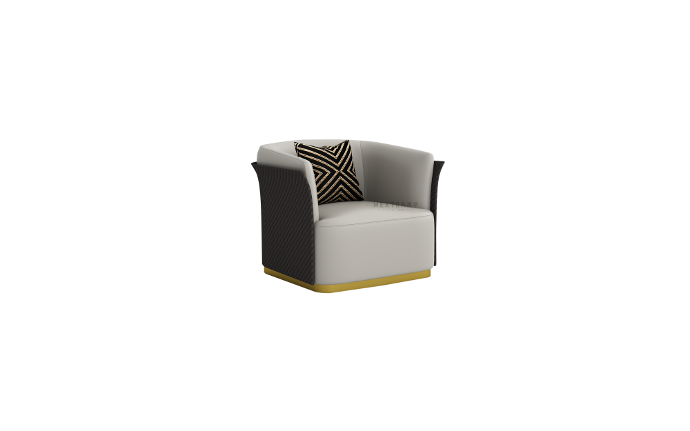 Sofa en cuir Chesterfield moderne de luxe