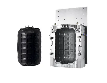 Plastic bucket blow mold