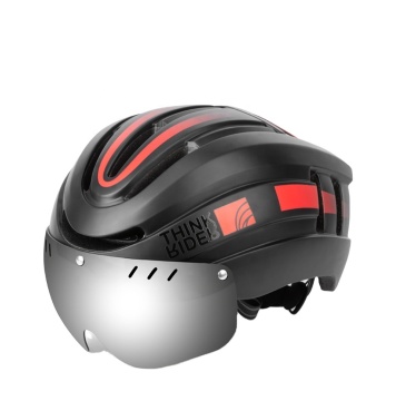 Casque de vélo rechargeable avec des lumières LED intégrées - Amélioration de la sécurité et de la visibilité pour le vélo des montagnes et des routes