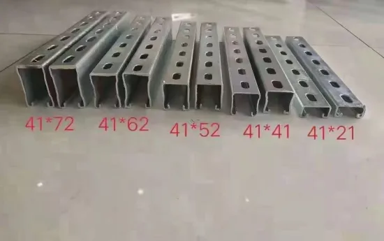 Steel hot dip galvanized purlins