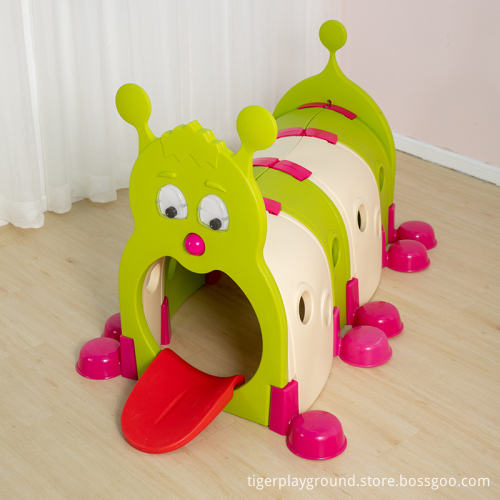 Colorful Plastic Play Tunnel for Preschool Kids and Babies