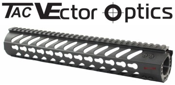 Vector Optics Gen 2 KeyMod 12" Free Float Handguard Rail Mount Steel Barrel Nut