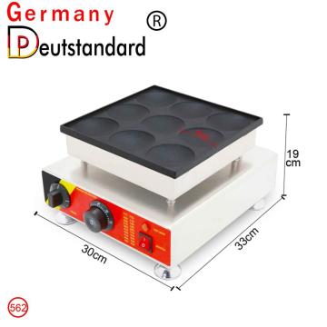 Electric 9 holes Big size 80mm Pancake Machine