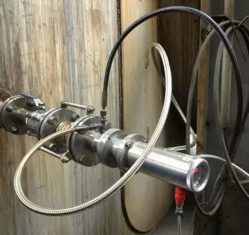 Two color high-temperature pyrometer for furnace