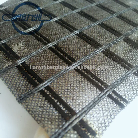 Fiberglass Geogrid Stitched with Nonwoven Fabric