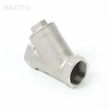 Stainless Steel 304/316L Y-Type Strainer with 1/2-inch BSP NPT Female Threads and CF8M Filter Valve