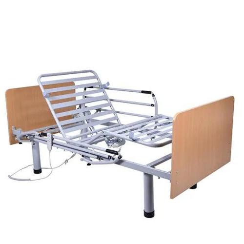 Cama elétrica de girar de metal dobrável para pacientes