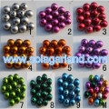 12MM akrylowe okrągłe matowe perłowe koraliki Chunky Gumball Beads