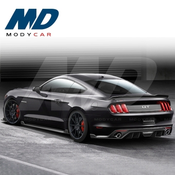 Hennessey Carbon Fiber Diffuser ด้านหลังสำหรับปี 2558-2559 ฟอร์ดมัสแตง GT