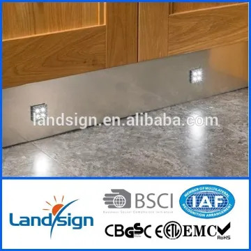 LED plinth light kits 4 white lights one set deck stair lights