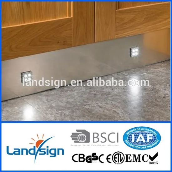 LED plinth light kits 4 white lights one set deck stair lights