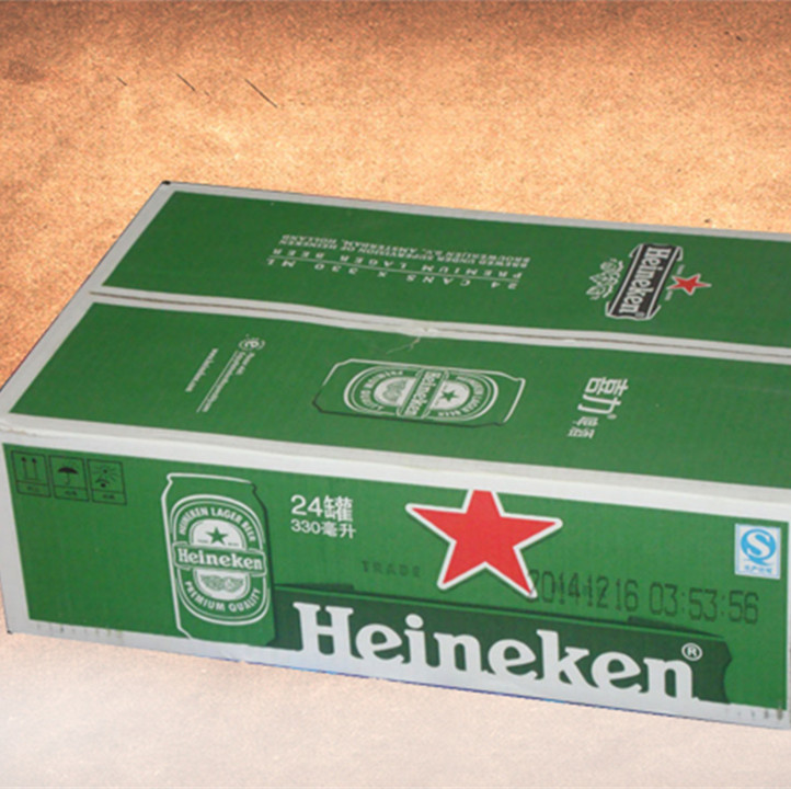 Caja de empaquetado de cerveza corrugada a prueba de humedad Best Sell