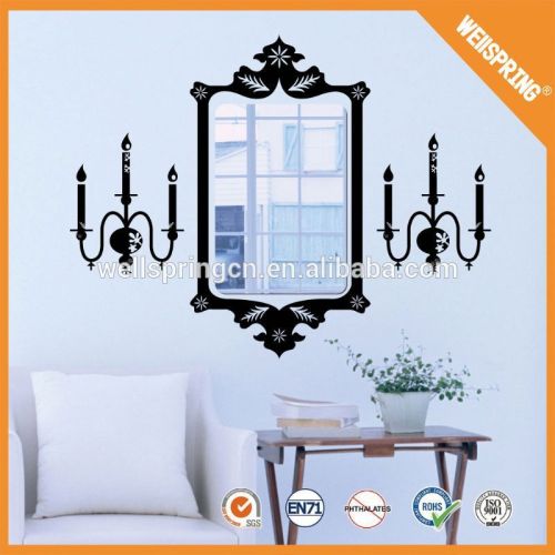 Latest comfortable popular candle decorative wall sticker