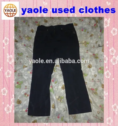korea used clothing men cotton pants bulk used clothing