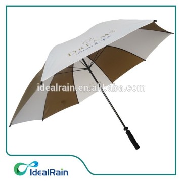 Ombrello da golf antivento dell'hotel di colore bianco