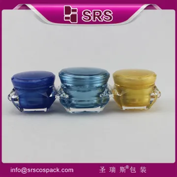 Made in China acrylic 5g 15g 30g 50g empty transparent deodorant stick container