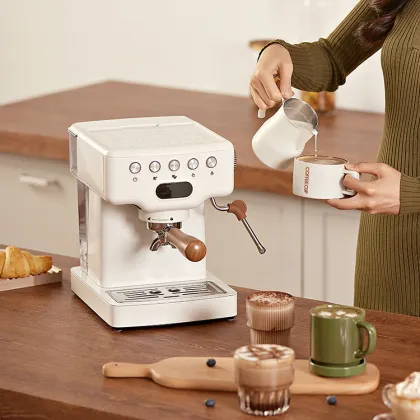 Espresso Coffee Maker Machine Makers Cappuccino Machine With Brewer