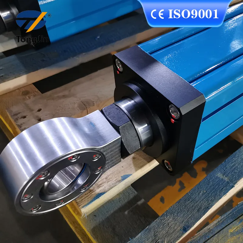 Электрычны цыліндр TJEN075, які выкарыстоўваецца ў зборцы аўтамабільных дэталяў