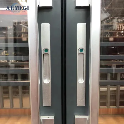 Aumegi Best Price Telescopic Glass Sliding Door