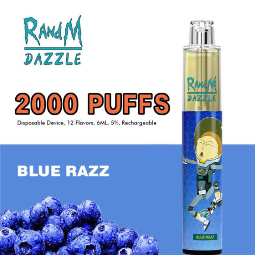Randm Dazzle 2000 Puffs Оригинальная одноразовая вейп -ручка