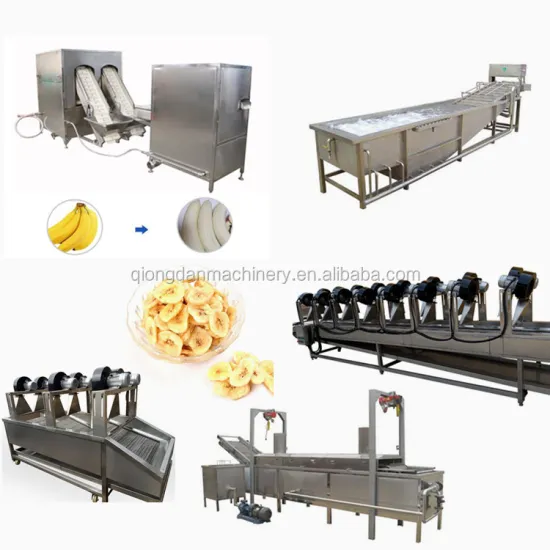 Banana Chips Manufacturing Machine - 200kg Output Capacity Green Plantain Chip Line