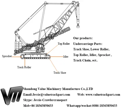 Crawler Crane Hitachi KH150-2 Sprocket